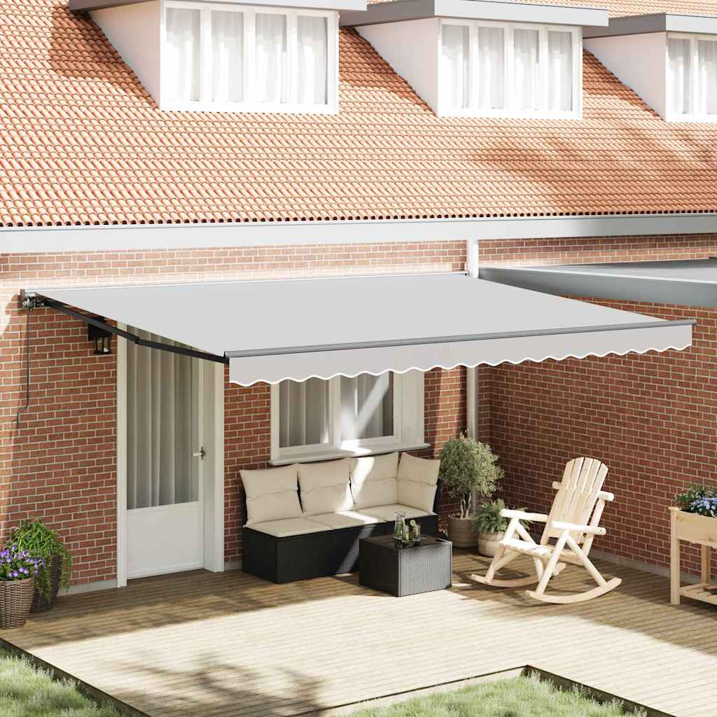 Vidaxl zijde frame antraciet 4,5 × 3 m poedercoating staal