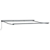 Vidaxl zijde frame antraciet 4,5 × 3 m poedercoating staal