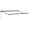 Vidaxl zijde frame antraciet 3 x 2,5 m poedercoating staal