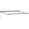 Vidaxl zijde frame antraciet 3,5 x 2,5 m poedercoating staal