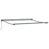 Marco lateral vidaxxl antracita 4 × 3 m acero con recubrimiento en polvo