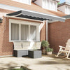 Vidaxl zijde frame wit 3,5 x 2 m metaal