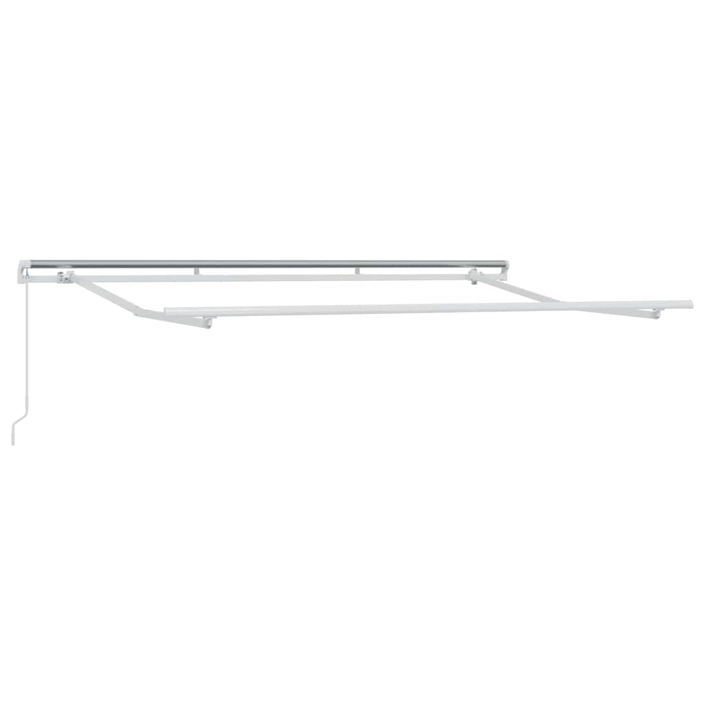 Vidaxl zijde frame wit 3,5 x 2 m metaal