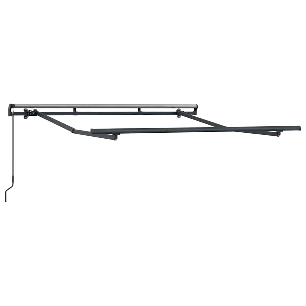 Cornice Vidaxxl in seta antracite 2,5 x 2 m in metallo
