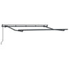 Cornice Vidaxxl in seta antracite 3 x 2 m in metallo