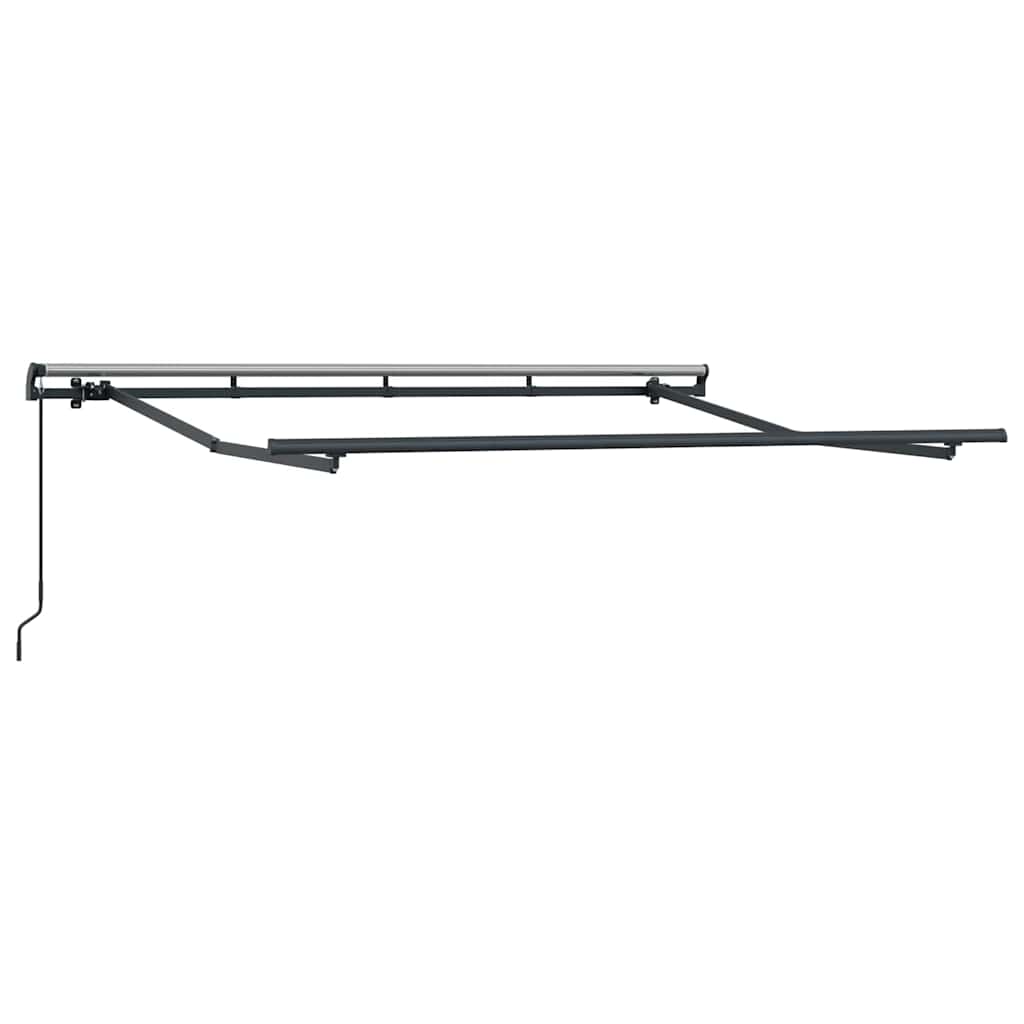 Cornice Vidaxxl in seta antracite 3 x 2 m in metallo