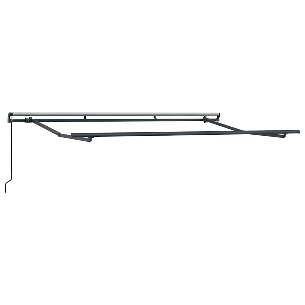 Marco lateral vidaxxl antracita 3,5 x 2 m metal