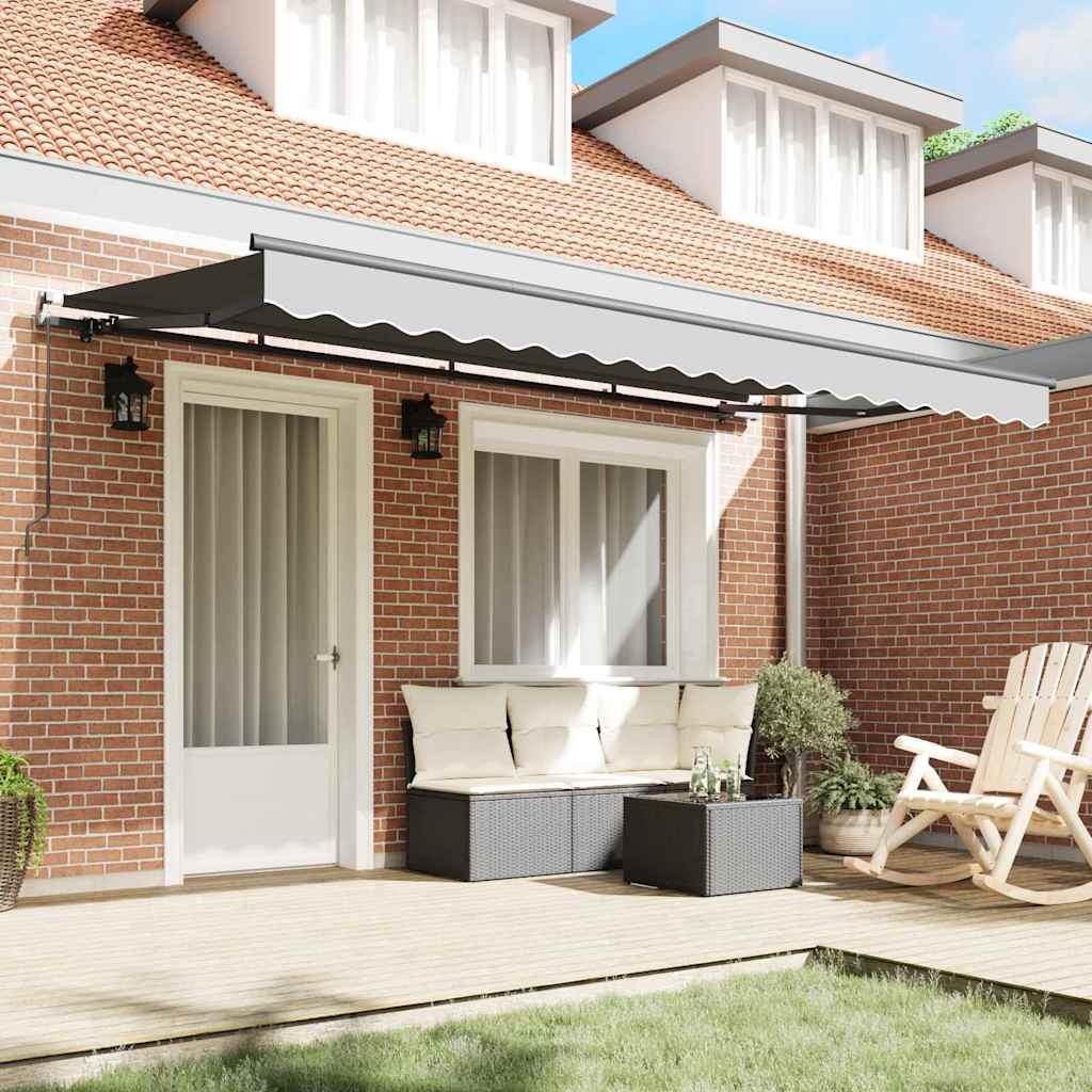 Vidaxl zijde frame antraciet 4 x 2 m metaal