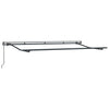 Cornice Vidaxxl in seta antracite 4 x 2 m in metallo