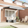Cornice Vidaxxl in seta antracite 2,5 x 2 m in metallo