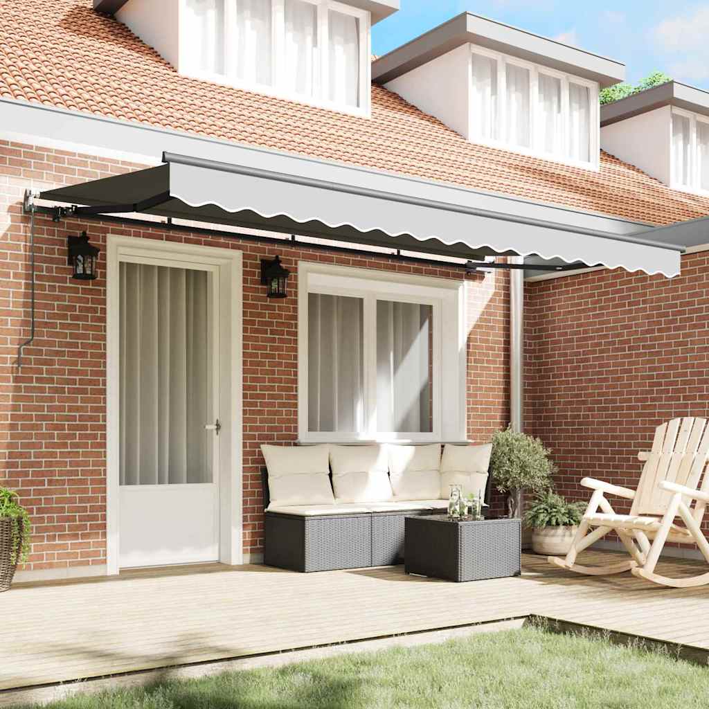 Vidaxl zijde frame antraciet 4 x 2 m metaal