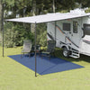 Tappeto per tenda Vidaxx blu 400 × 350 cm in poliestere