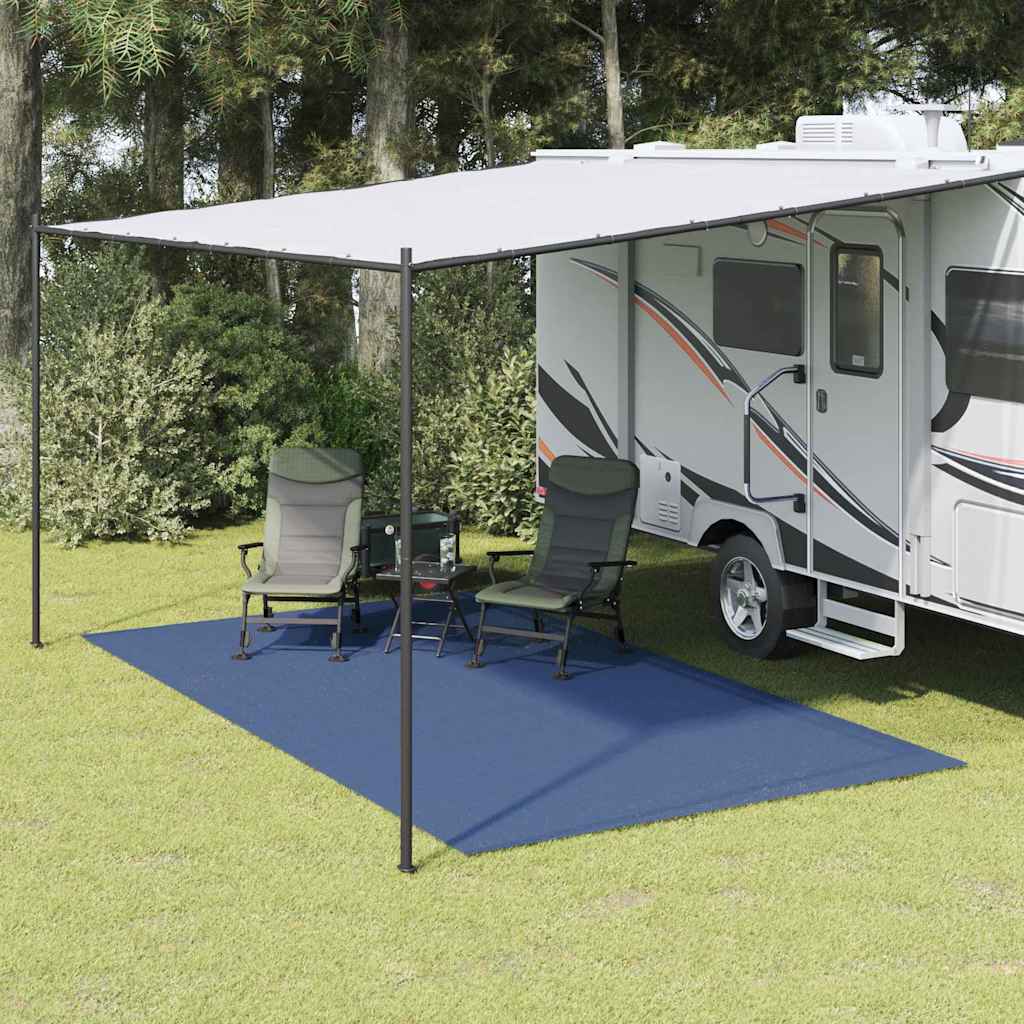 Vidaxl tenttapijt blauw 400 × 350 cm polyester