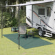 Vidaxl tenttapijt groen 600 × 350 cm polyester