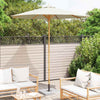 Ombrellone da giardino VidaXL bianco crema ø 270 x 260 cm bambù