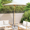 Ombrellone da giardino VidaXL bianco crema ø 270 x 260 cm bambù