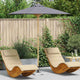 Vidaxl tuinparasol donkergrijs ø 270 x 260 cm bamboe