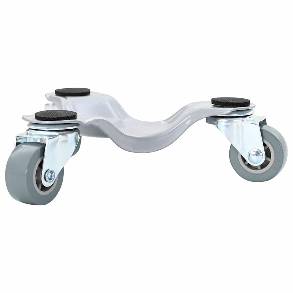 Ruote per mobili Vidaxxl 4 pz 16x14,5x5,5 cm acciaio 180 kg