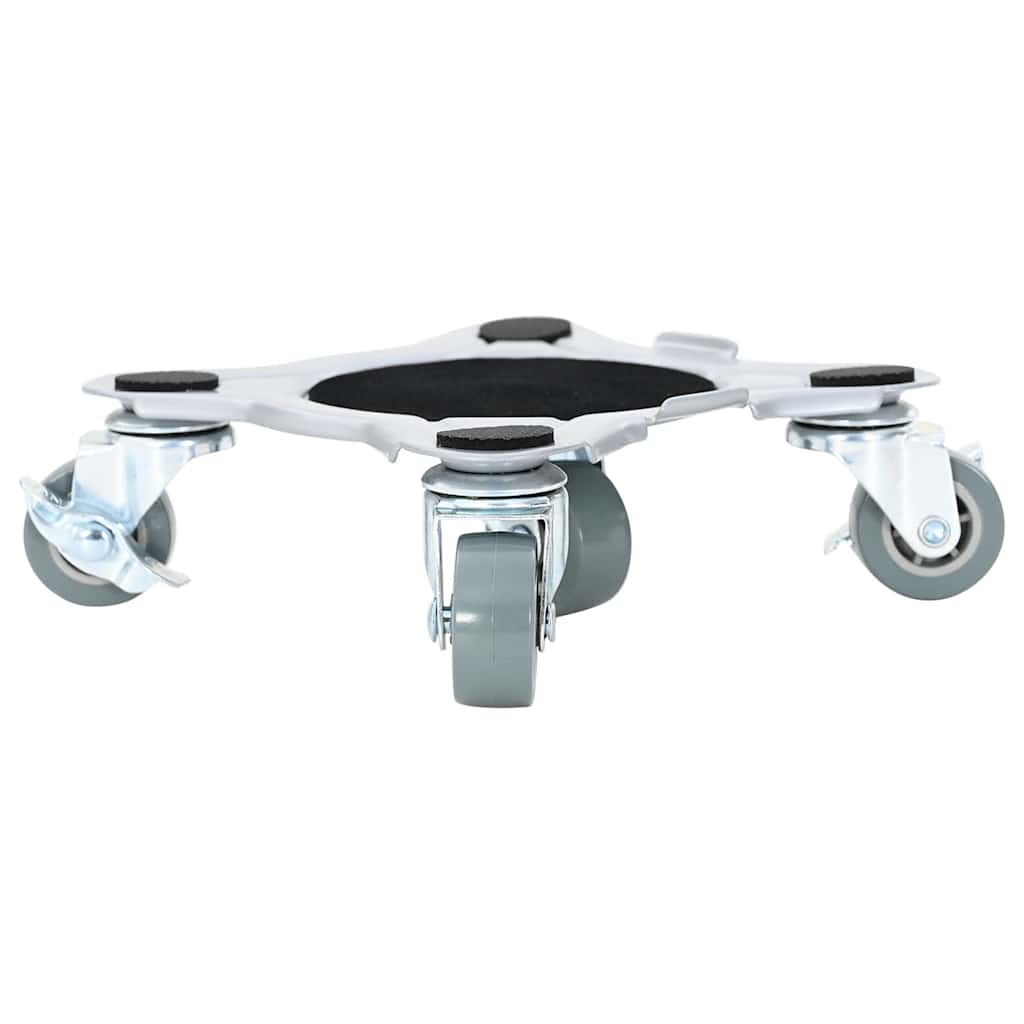 VidaXL rotelle per mobili 4 pz con sollevatore 15,5x15,5x5,5 cm acciaio 1000 kg