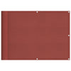 Paravento per balcone Vidaxx terracotta 75x800 cm 100% poliestere oxford