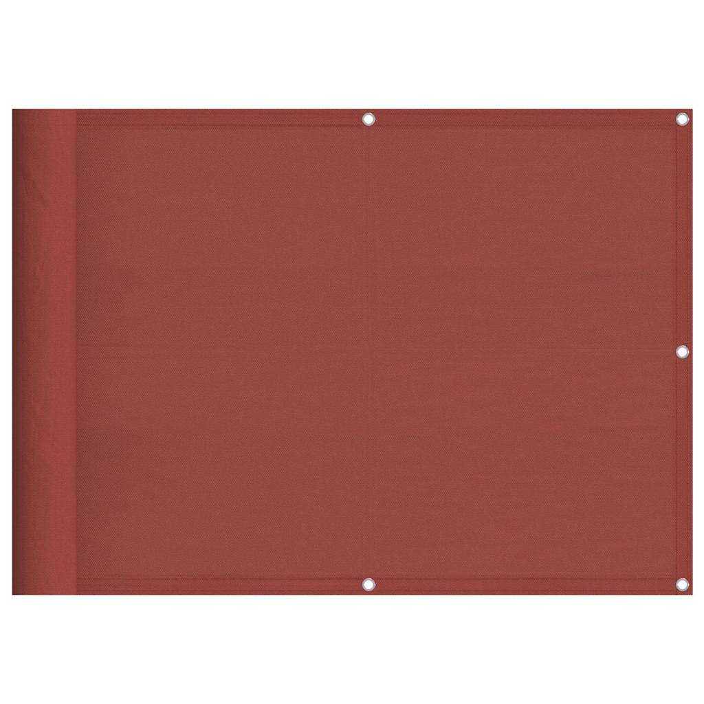 Vidaxl balkonscherm terracotta 75x800 cm 100% polyester oxford