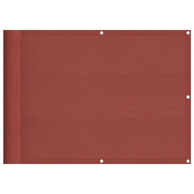 Vidaxx mampara de balcón terracota 75x800 cm 100% poliéster oxford