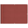 Vidaxl balkonscherm terracotta 75x1000 cm 100% polyester oxford