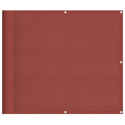 Vidaxx mampara de balcón terracota 90x700 cm 100% poliéster oxford
