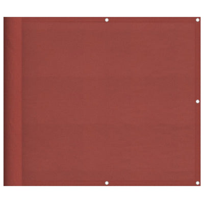 Vidaxx mampara de balcón terracota 90x800 cm 100% poliéster oxford