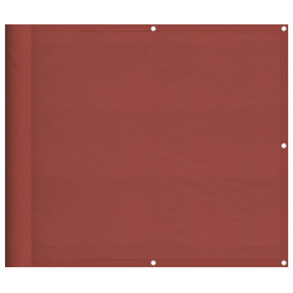 Paravento per balcone Vidaxx terracotta 90x1000 cm 100% poliestere oxford