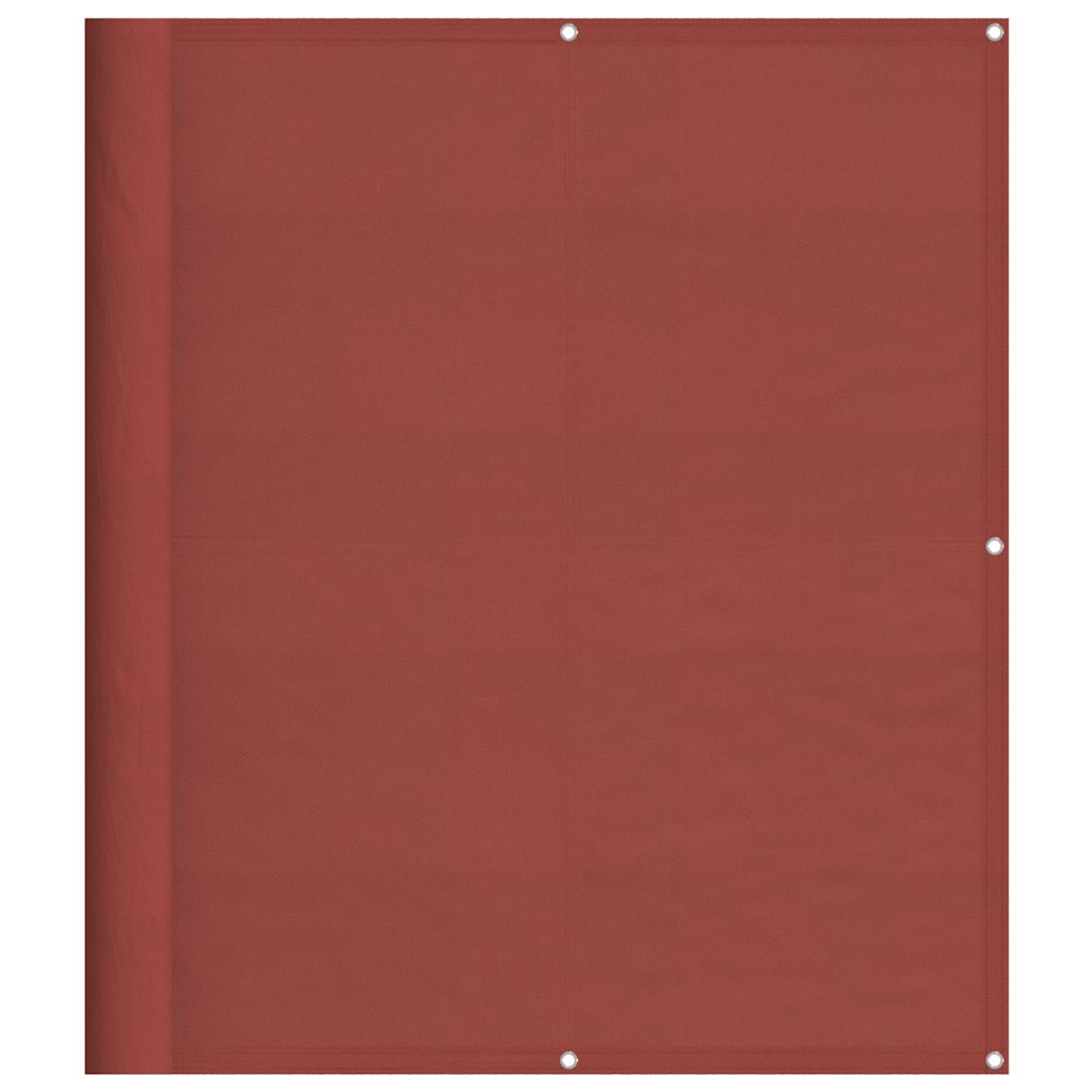 Vidaxx mampara de balcón terracota 120x700 cm 100% poliéster oxford