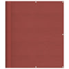 Paravento per balcone Vidaxx terracotta 120x700 cm 100% poliestere oxford