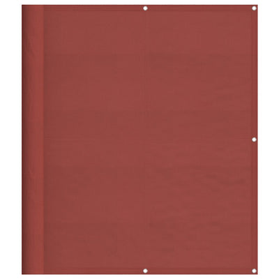Vidaxx mampara de balcón terracota 120x700 cm 100% poliéster oxford