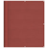 Paravento per balcone Vidaxx terracotta 120x800 cm 100% poliestere oxford