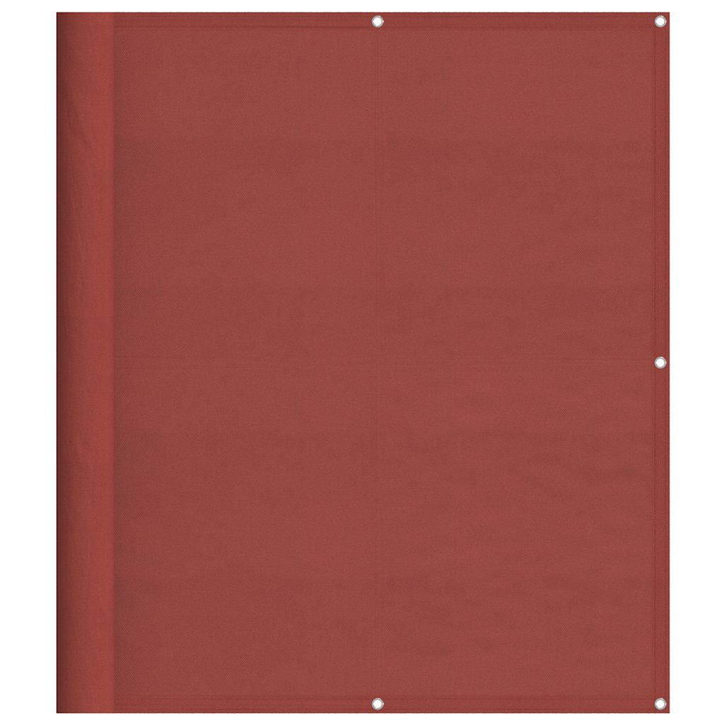 Vidaxx mampara de balcón terracota 120x1000 cm 100% poliéster oxford