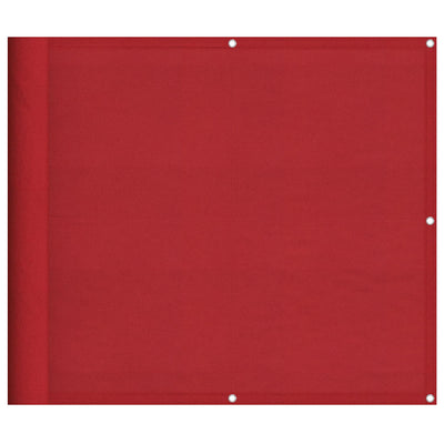 Vidaxx mampara de balcón rojo 90x700 cm 100% poliéster oxford