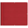 Vidaxl balkonscherm rood 90x700 cm 100% polyester oxford
