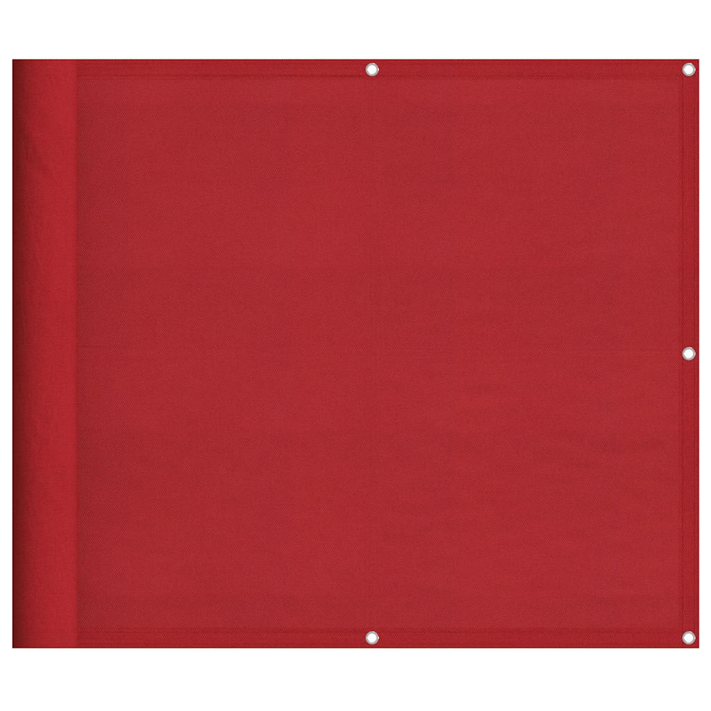 Vidaxl balkonscherm rood 90x700 cm 100% polyester oxford