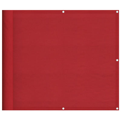 Vidaxx biombo balcón rojo 90x800 cm 100% poliéster oxford