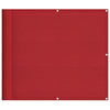 Vidaxl balkonscherm rood 90x800 cm 100% polyester oxford