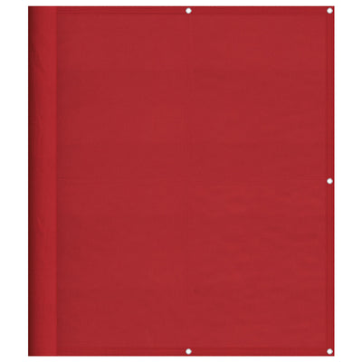 Vidaxx mampara de balcón rojo 120x700 cm 100% poliéster oxford
