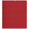 Vidaxx mampara de balcón rojo 120x800 cm 100% poliéster oxford