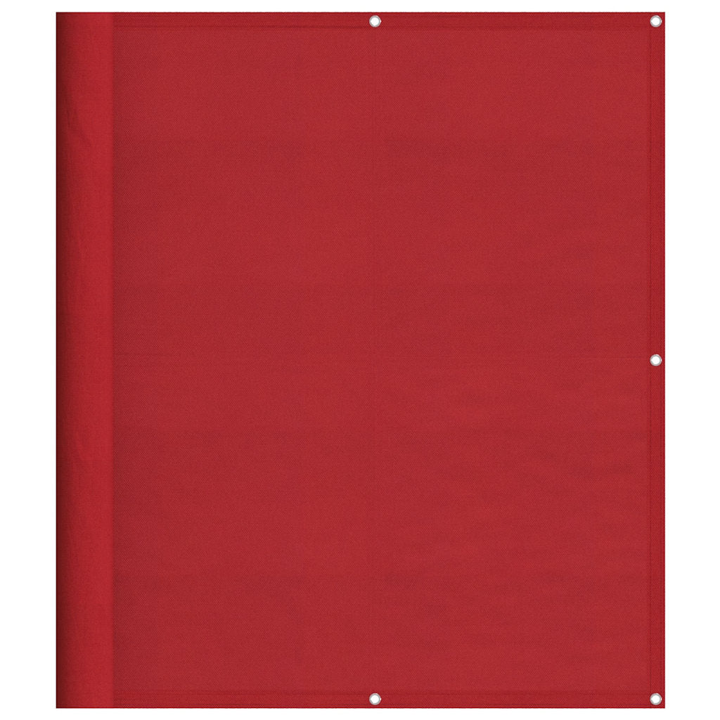 Vidaxl balkonscherm rood 120x800 cm 100% polyester oxford