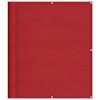 Vidaxx mampara de balcón rojo 120x1000 cm 100% poliéster oxford