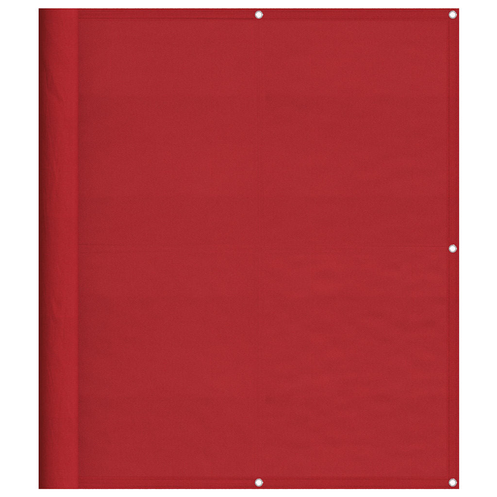 Vidaxx mampara de balcón rojo 120x1000 cm 100% poliéster oxford