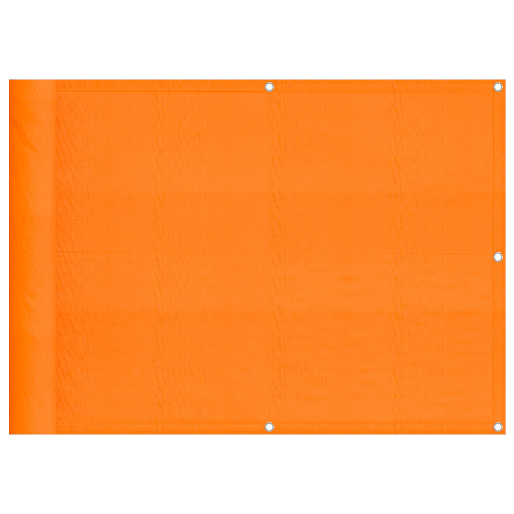 Vidaxx mampara de balcón naranja 75x700 cm 100% poliéster oxford