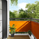 Vidaxl balkonscherm oranje 75x700 cm 100% polyester oxford