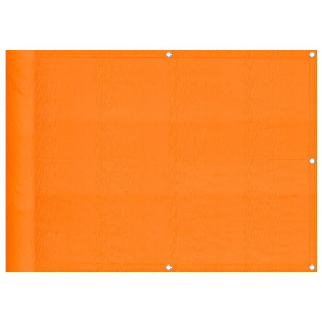 Paravento per balcone Vidaxx arancione 75x1000 cm 100% poliestere oxford
