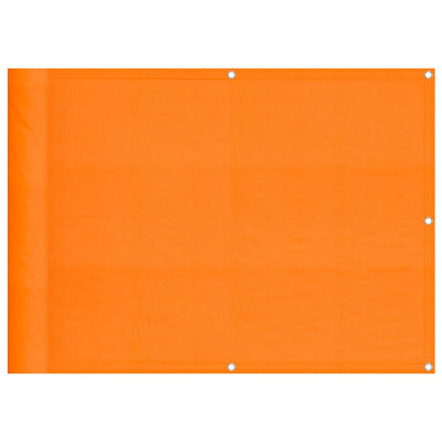 Vidaxx mampara de balcón naranja 75x1000 cm 100% poliéster oxford