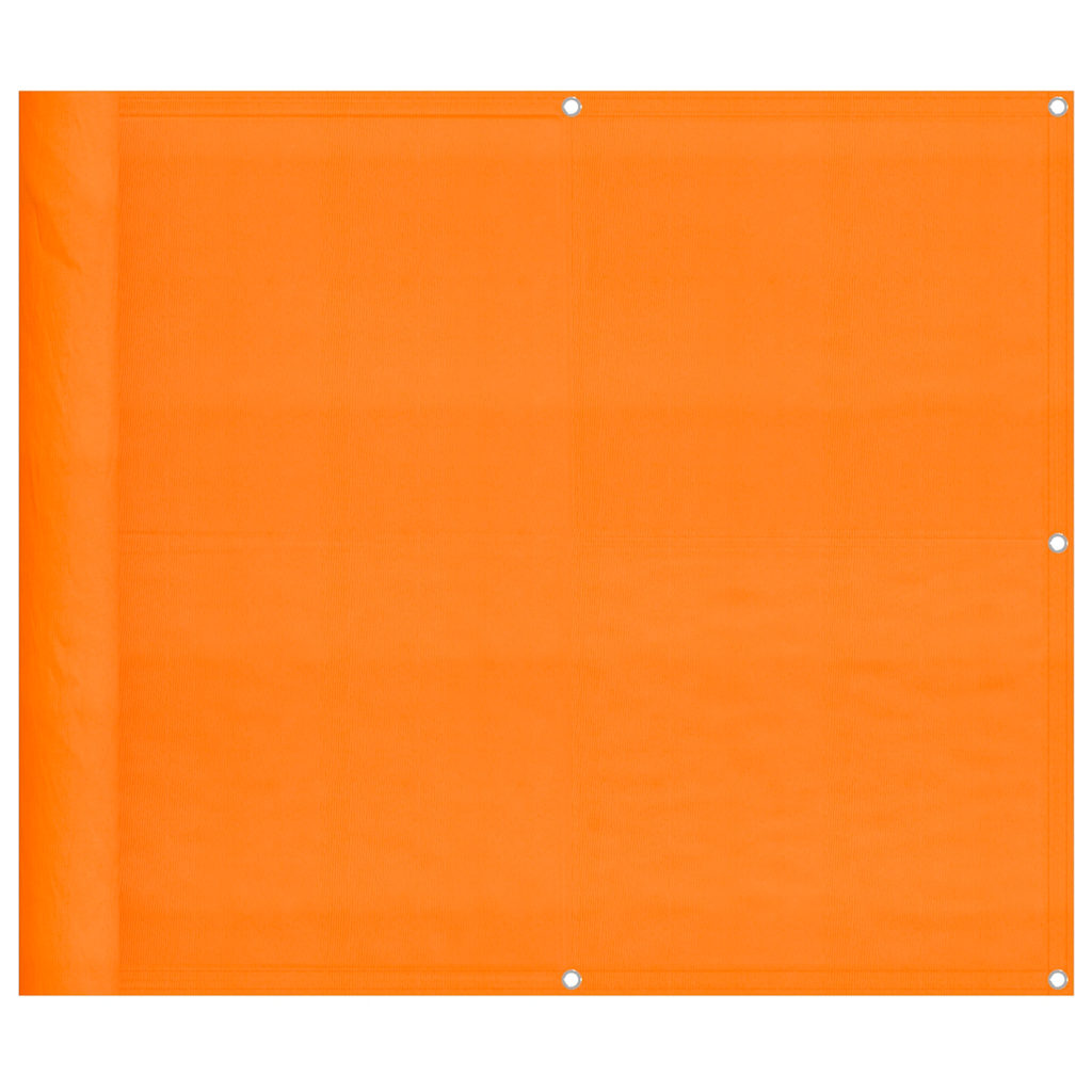 Paravento per balcone Vidaxx arancione 90x700 cm 100% poliestere oxford